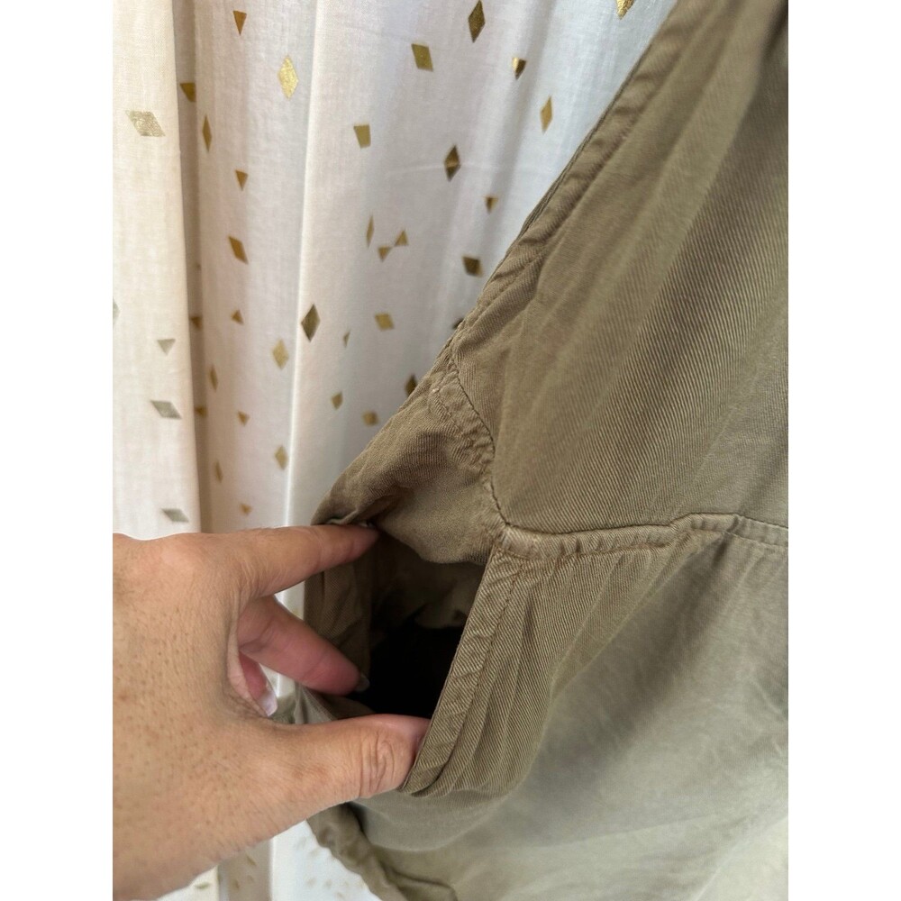 Billabong Wild Pursuit Adjustable Tie Front Straps Short Dungarees Romper M - Picture 5 of 11